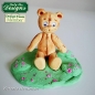 Preview: Silicone Mould - Stitched Teddy Bear